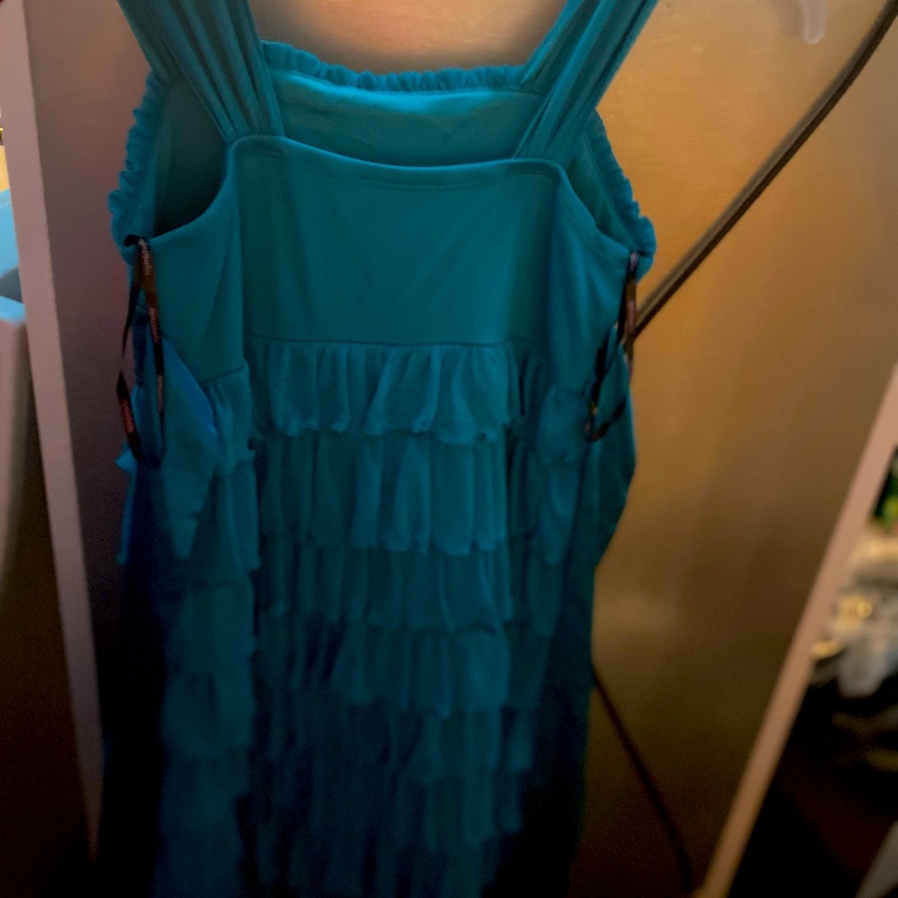 Turquoise dress